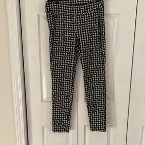 Bar III Black and White Polka Dot Leggings